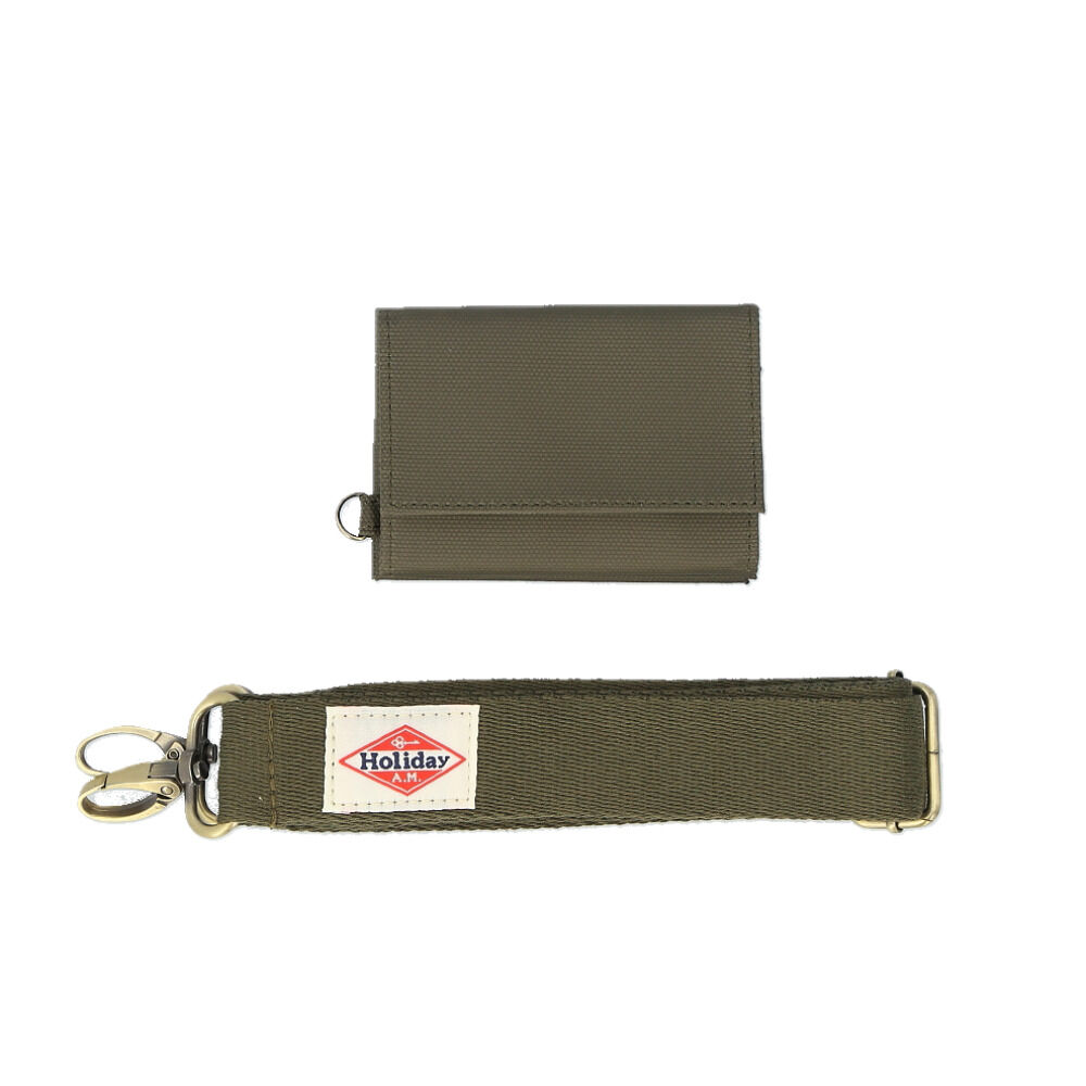 BACKYARD FAMILY「Holiday A.M. ホリデーエーエム ネックウォレット KB213 通販 三つ折り財布」|財布|グリーン1
