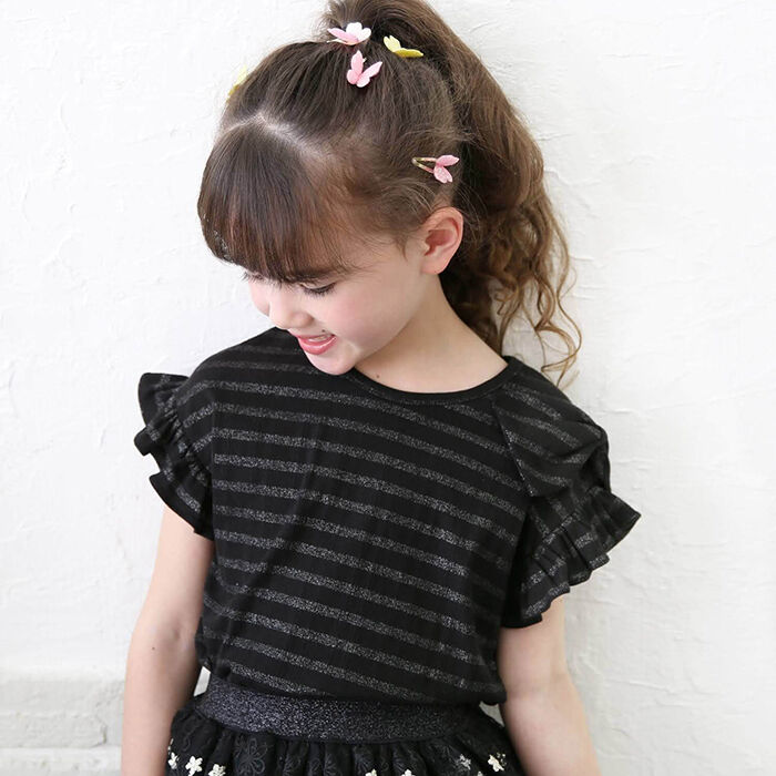 BACKYARD FAMILY「キッズ Tシャツ 半袖 女の子 通販 カットソー 73042401 半袖Tシャツ 夏服 フリル」|その他|