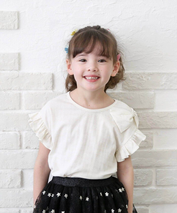 BACKYARD FAMILY「キッズ Tシャツ 半袖 女の子 通販 カットソー 73042401 半袖Tシャツ 夏服 フリル」|その他|