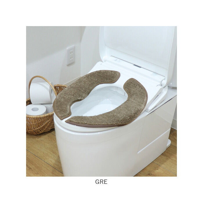 BACKYARD FAMILY「便座マット 通販 便座クッション 便座カバー 便座シート トイレカバー 取り付け簡単 洗浄暖房型」|トイレタリー・ランドリーグッズ|