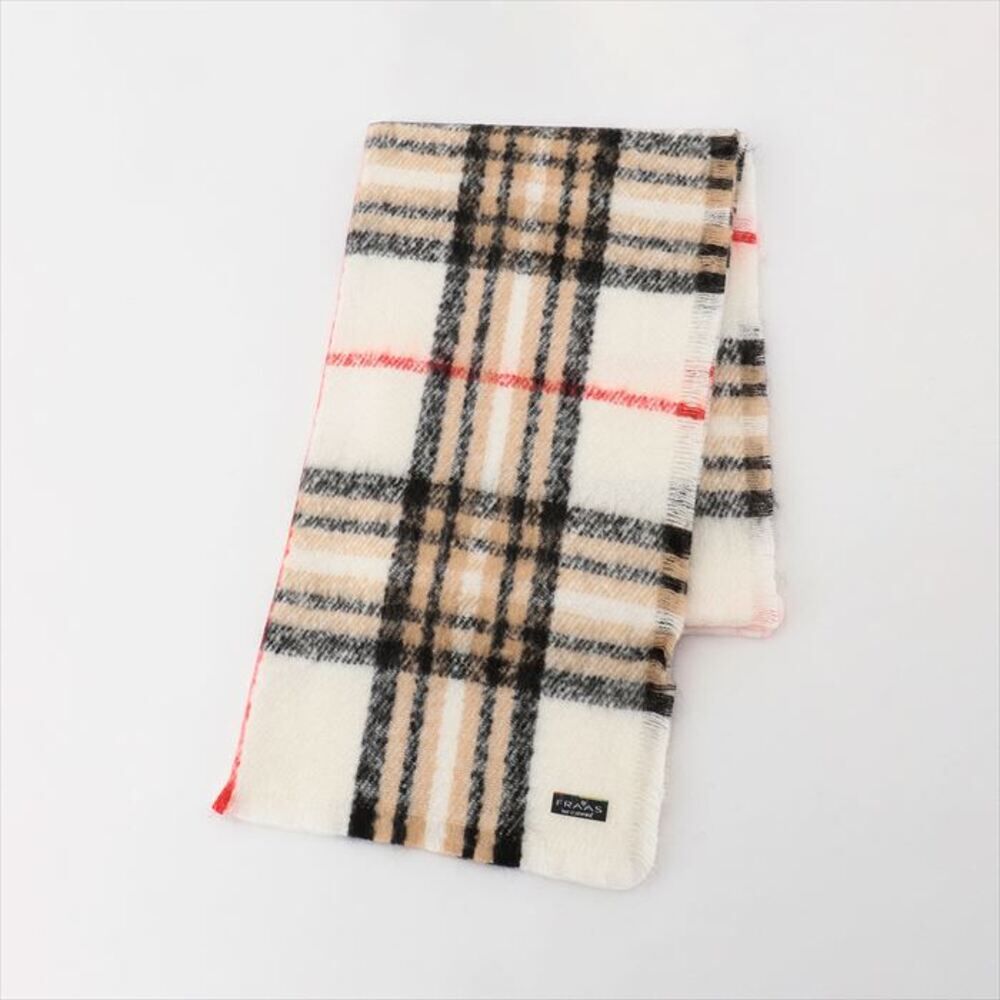 BACKYARD FAMILY「クロダ ストール KURODA OB90903L9 通販 マフラー ショール」|手袋|ホワイト1