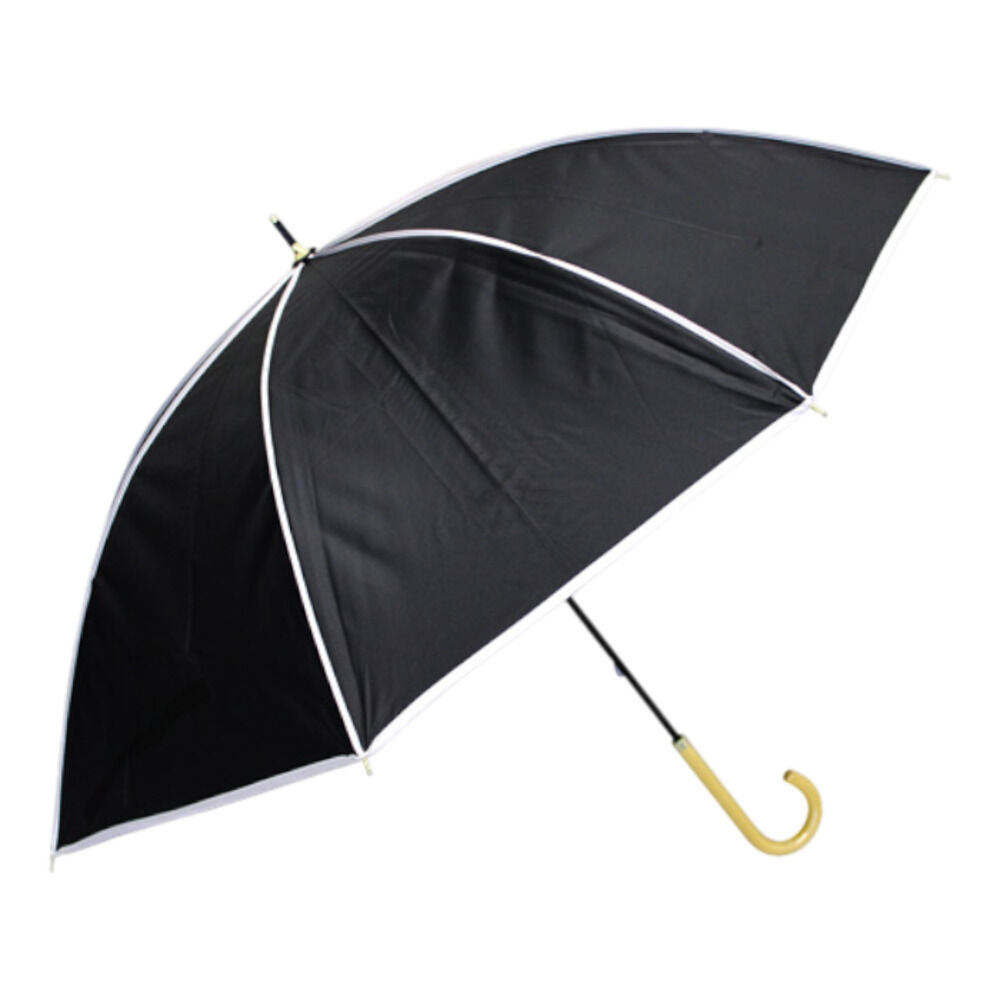 BACKYARD FAMILY「晴雨兼用傘 長傘 遮熱 レディース 通販 傘 晴雨兼用 一級遮光 日傘 雨傘 かさ カサ 55cm」|傘|ブラック1