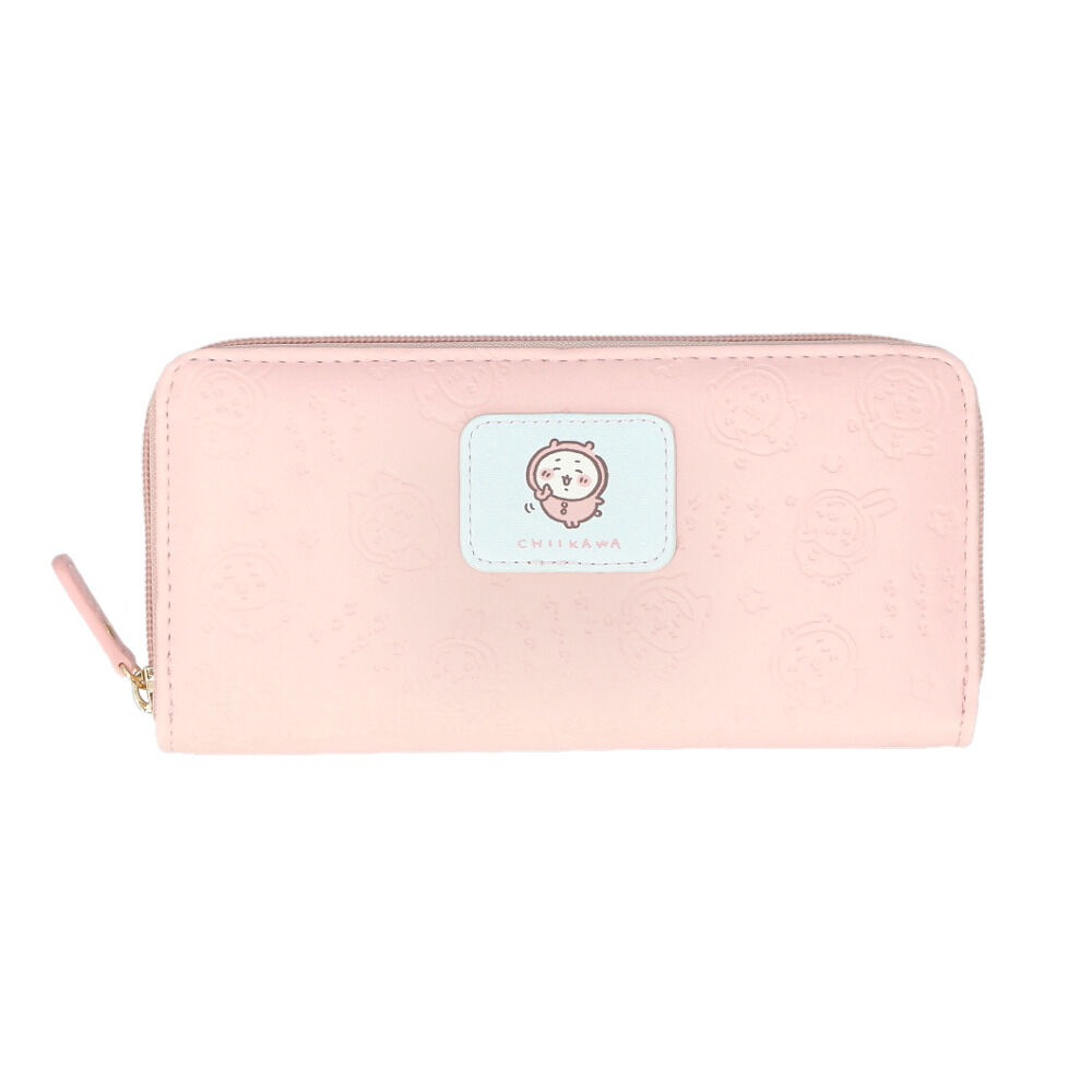 BACKYARD FAMILY「財布 ちいかわ 通販 ラウンド長財布 長財布 ロング財布 さいふ サイフ 大人 女性 女子」|財布|ピンク1