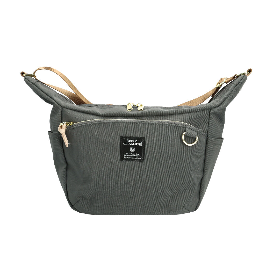 BACKYARD FAMILY「アネログランデ ショルダーバッグ 通販 ミニショルダーバッグ 斜め掛けバッグ 斜めがけバッグ」|ショルダー・メッセンジャー|グレー1