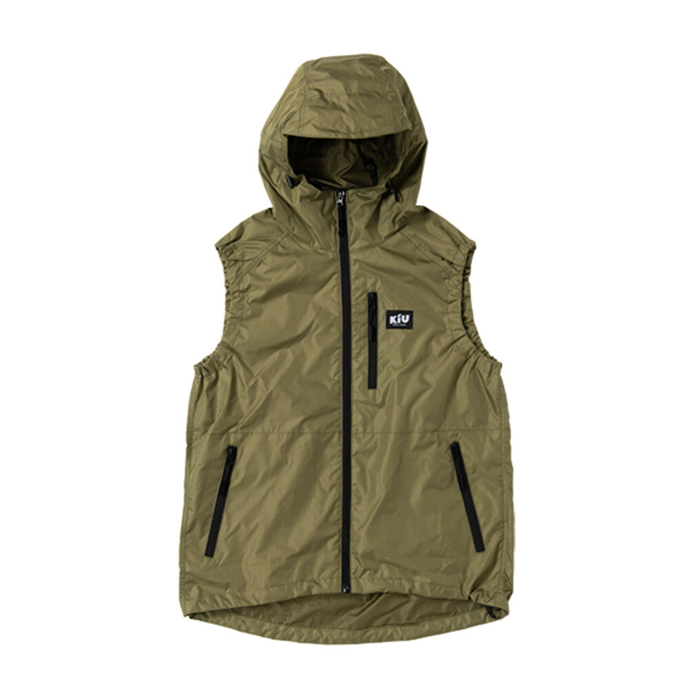 KiU「KiU キウ 空調 服 ベスト 通販 エアコンディションドベスト ファン付きウェア 空調ベスト」|その他|グリーン1