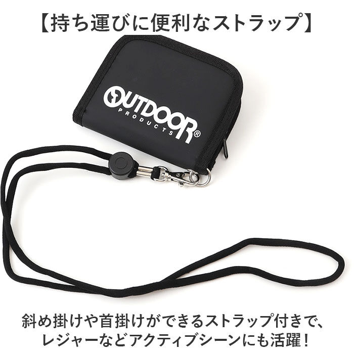 BACKYARD FAMILY「二つ折り財布 メンズ 通販 ウォレット 財布 サイフ さいふ ストラップ付 二つ折り コンパクト」|財布|