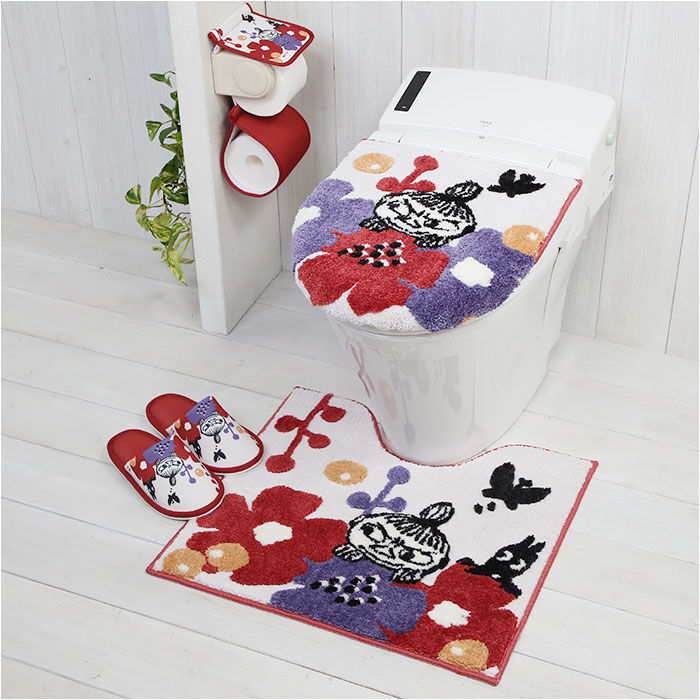 BACKYARD FAMILY「ムーミン トイレマット 通販 トイレ グッズ マット 足元マット トイレ足元マット 洗える」|トイレタリー・ランドリーグッズ|