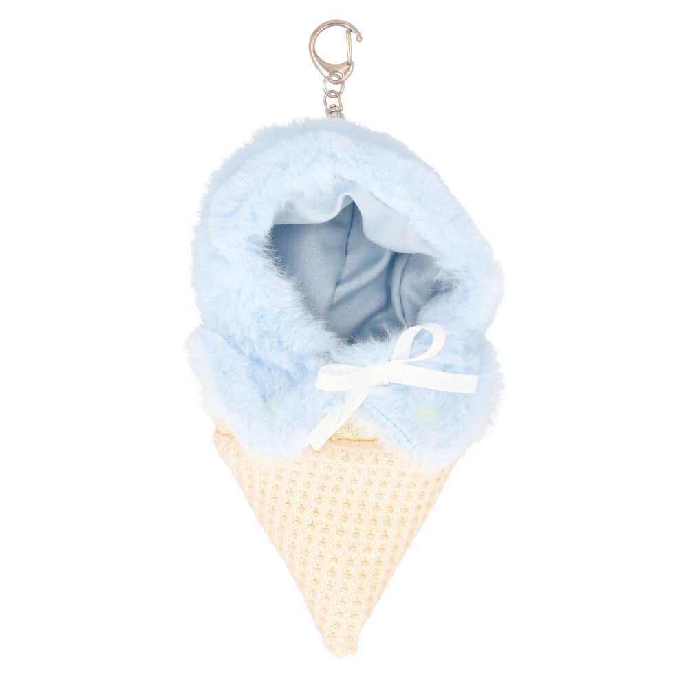 BACKYARD FAMILY「ぬい 着ぐるみ アイスクリーム 通販 推し活 アイス ぬいぐるみキーホルダー ぬいぐるみ 服」|チャーム・キーホルダー|ブルー1
