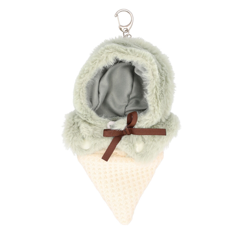 BACKYARD FAMILY「ぬい 着ぐるみ アイスクリーム 通販 推し活 アイス ぬいぐるみキーホルダー ぬいぐるみ 服」|チャーム・キーホルダー|グリーン1