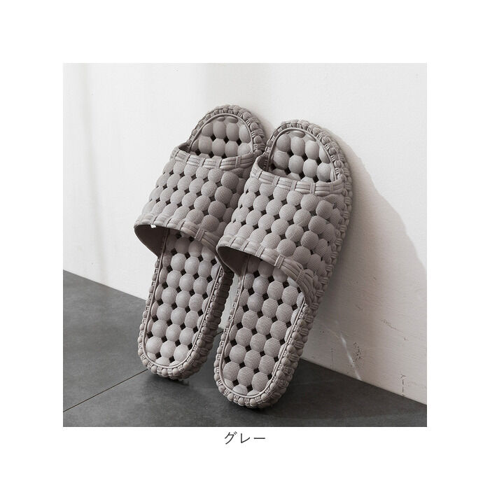 BACKYARD FAMILY「健康サンダル 足ツボ バスルーム 通販 サンダル 健康スリッパ スリッパ 足つぼ つぼ押し」|ルームシューズ|