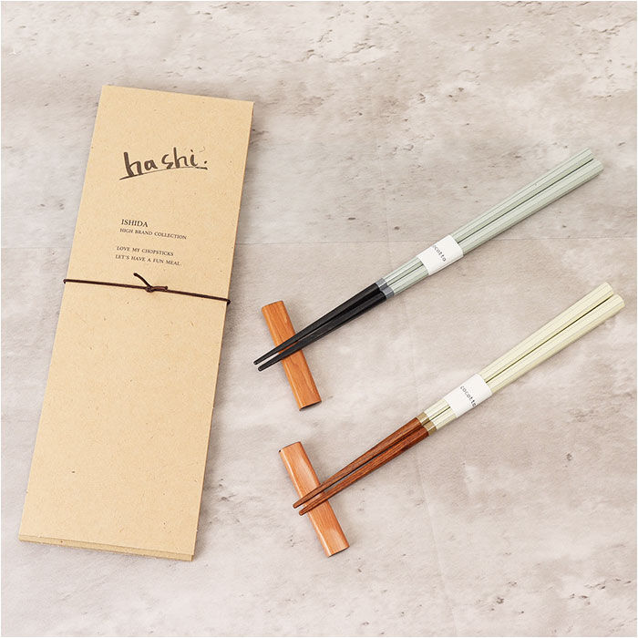 BACKYARD FAMILY「イシダ 夫婦箸 コルテ 通販 日本製 ペア 箸 ギフト 箸置き セット エシカルBOX お箸」|食器・キッチングッズ|