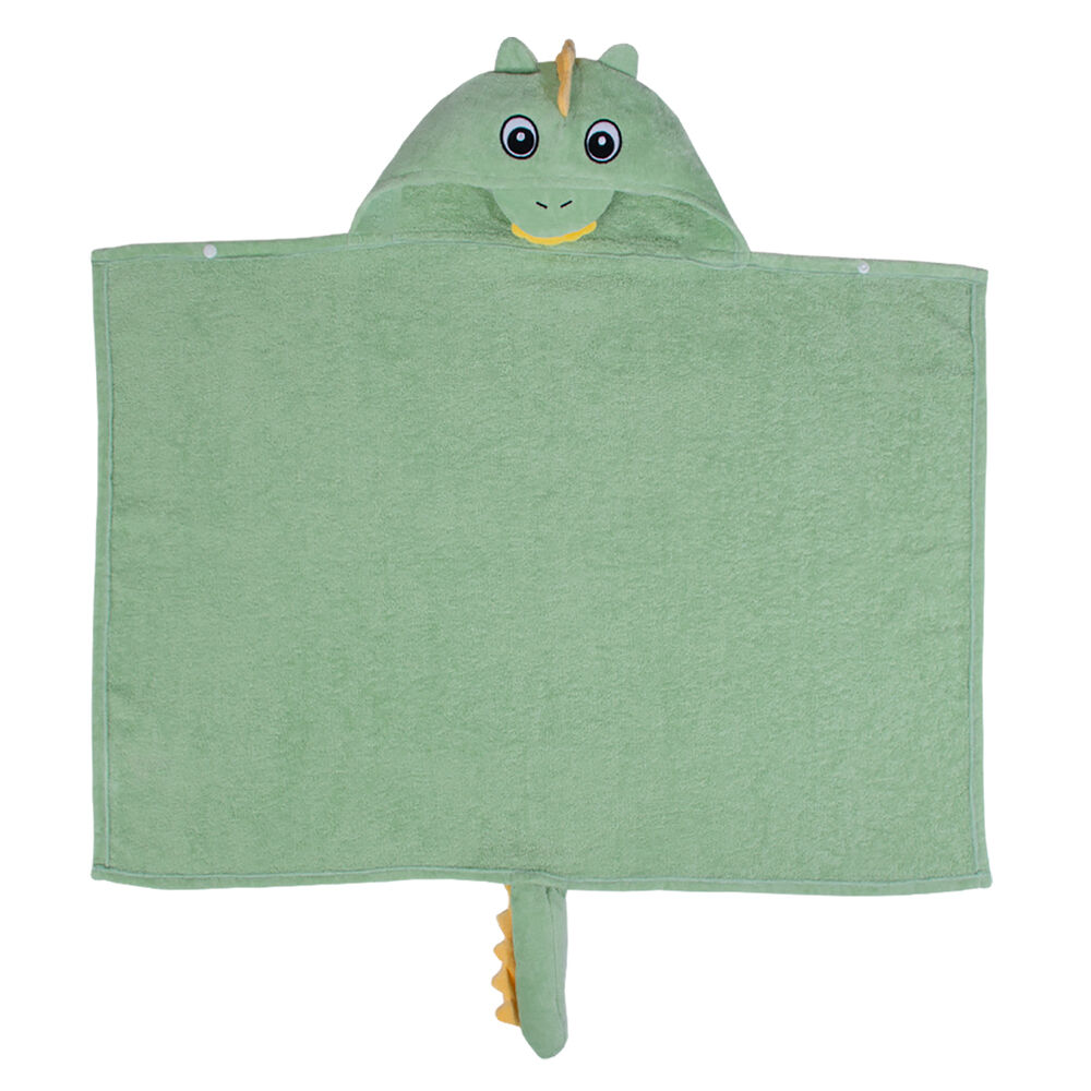 BACKYARD FAMILY「deigo ベビー バスタオル フード付き 通販 フードタオル フードバスタオル」|その他ベビー用品|グリーン1