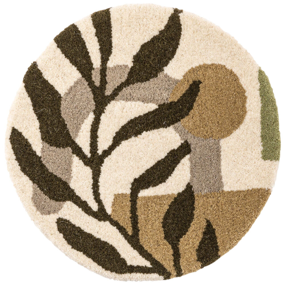 BACKYARD FAMILY「シートクッション 通販 クッション 座布団 チェアパッド 椅子用クッション 座面クッション 円 丸」|その他|ブラウン3