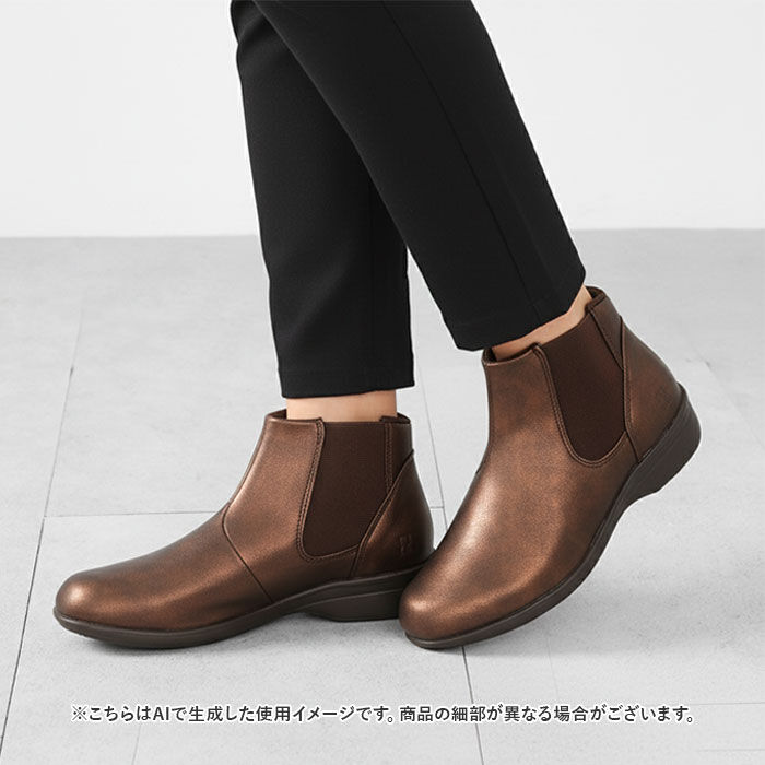 BACKYARD FAMILY「クロワッサン ショートブーツ レディース CR5201 通販 ブーツ ショート シューズ 靴 軽量」|ショートブーツ|