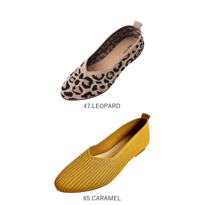 BACKYARD FAMILY「ニットパンプス 痛くない 通販 ニット シューズ パンプス フラットシューズ ぺたんこ」|パンプス|