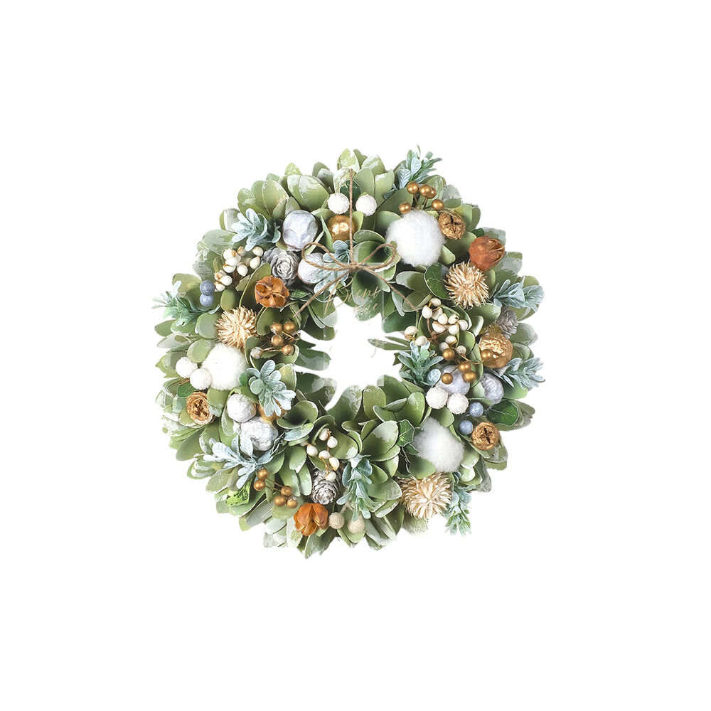 BACKYARD FAMILY「クリスマスリース 玄関 外 通販 リース ドア ナチュラルリース 玄関リース 玄関飾り 壁飾り 秋」|その他|グリーン6