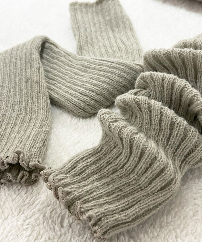 BACKYARD FAMILY「レッグウォーマー 45cm 通販 ニットレッグウォーマー レッグ ウォーマー レッグウオーマー」|レッグウォーマー|