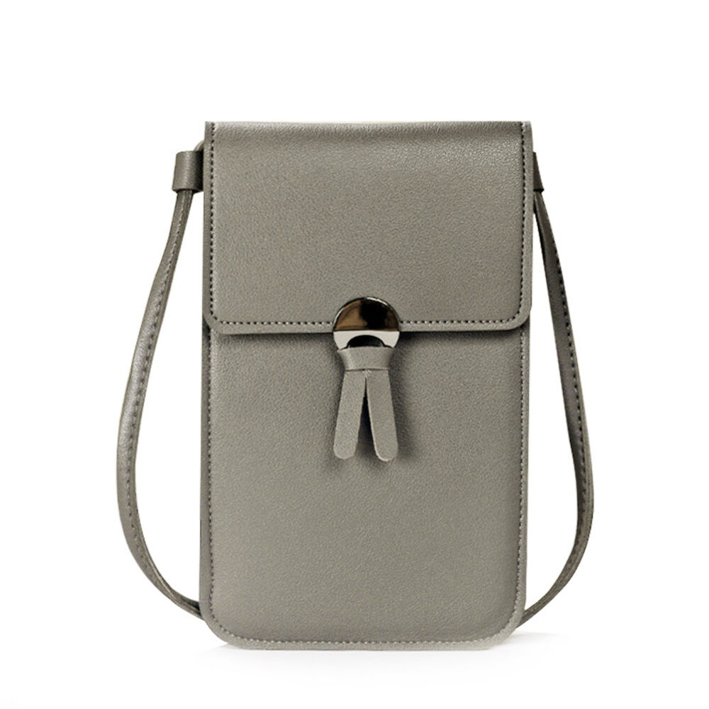 BACKYARD FAMILY「スマホポーチ 入れたまま レディース 通販 スマホショルダー スマホ 入れたまま操作」|ショルダー・メッセンジャー|グレー2