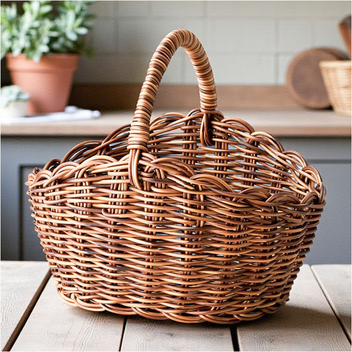 BACKYARD FAMILY「かご 持ち手付き 通販 かごバスケット バスケット 収納かご カゴ 籠 収納バスケット」|その他|