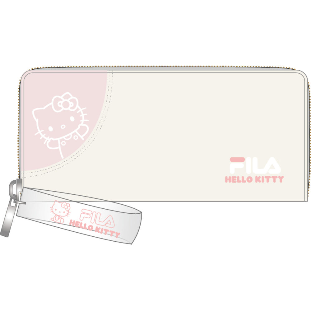 BACKYARD FAMILY「サンリオ 長財布 sanrio 通販 フィラ FILA 財布 ラウンド長財布 お財布 さいふ」|財布|ホワイト1