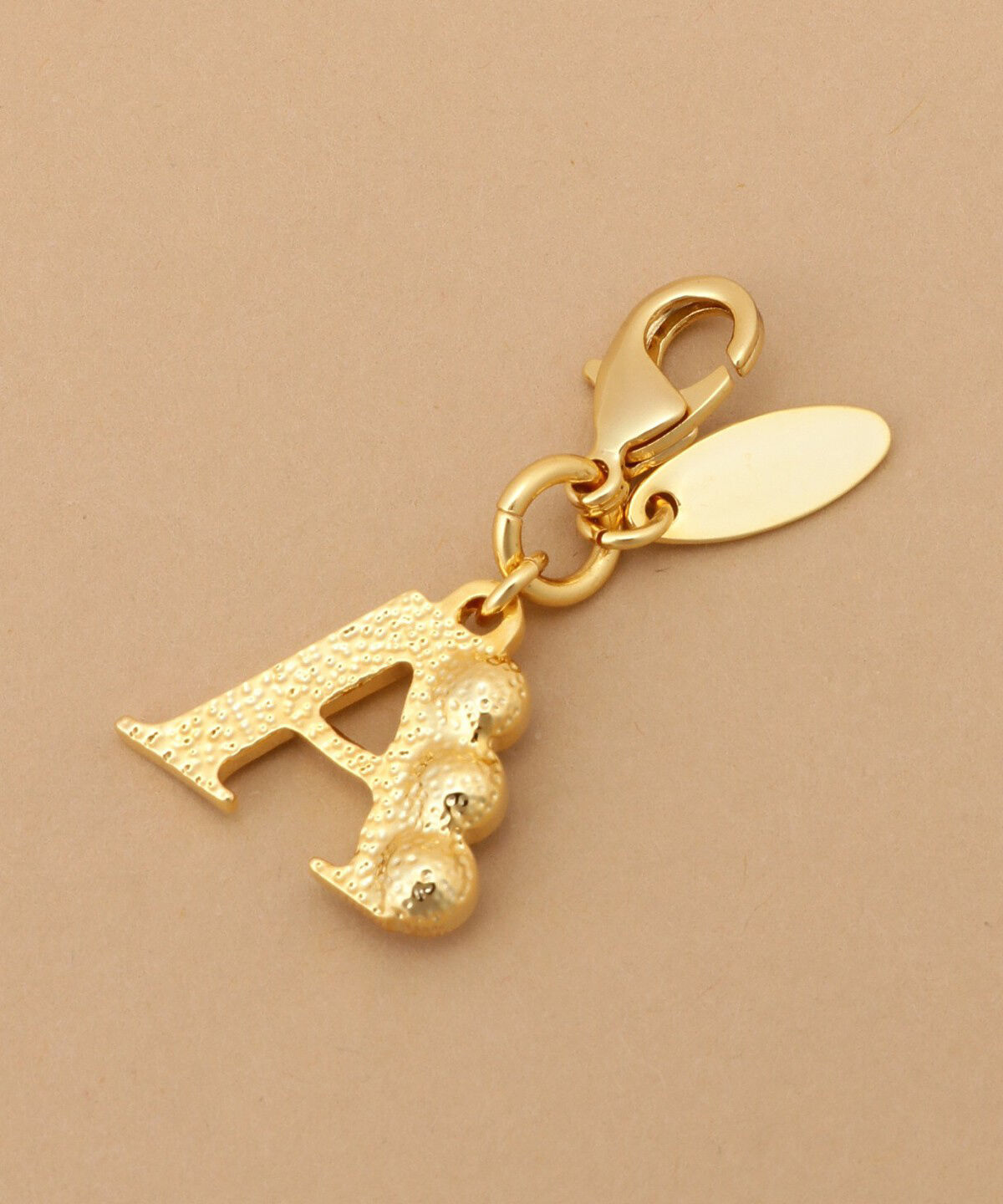 Samantha Thavasa「ビジューイニシャル ファスナーチャーム A」|チャーム・キーホルダー|