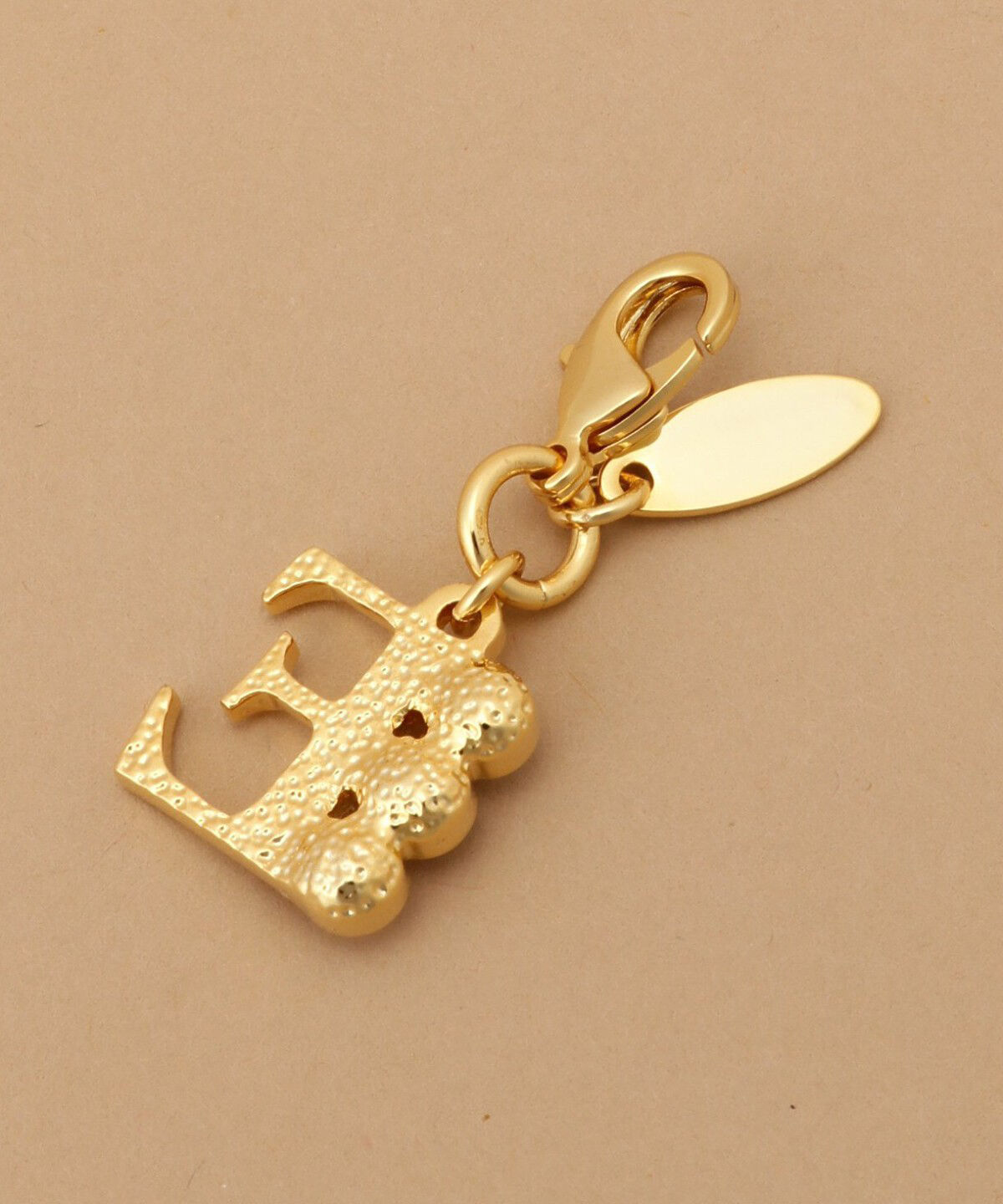 Samantha Thavasa「ビジューイニシャル ファスナーチャーム E」|チャーム・キーホルダー|