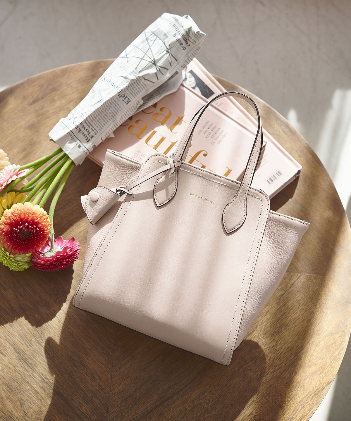 Samantha Thavasa「ウォータープルーフレザー トートバッグ 大サイズ」|トートバッグ|