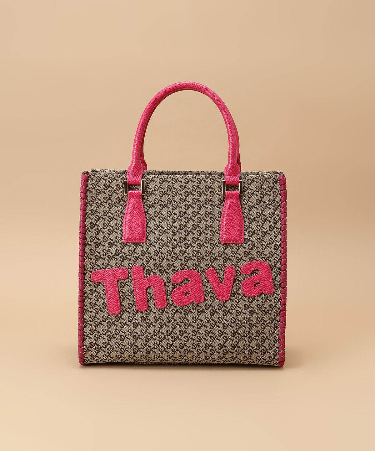 Samantha Thavasa「ST Jacquard サマタバスクエアトートバッグ」|トートバッグ|