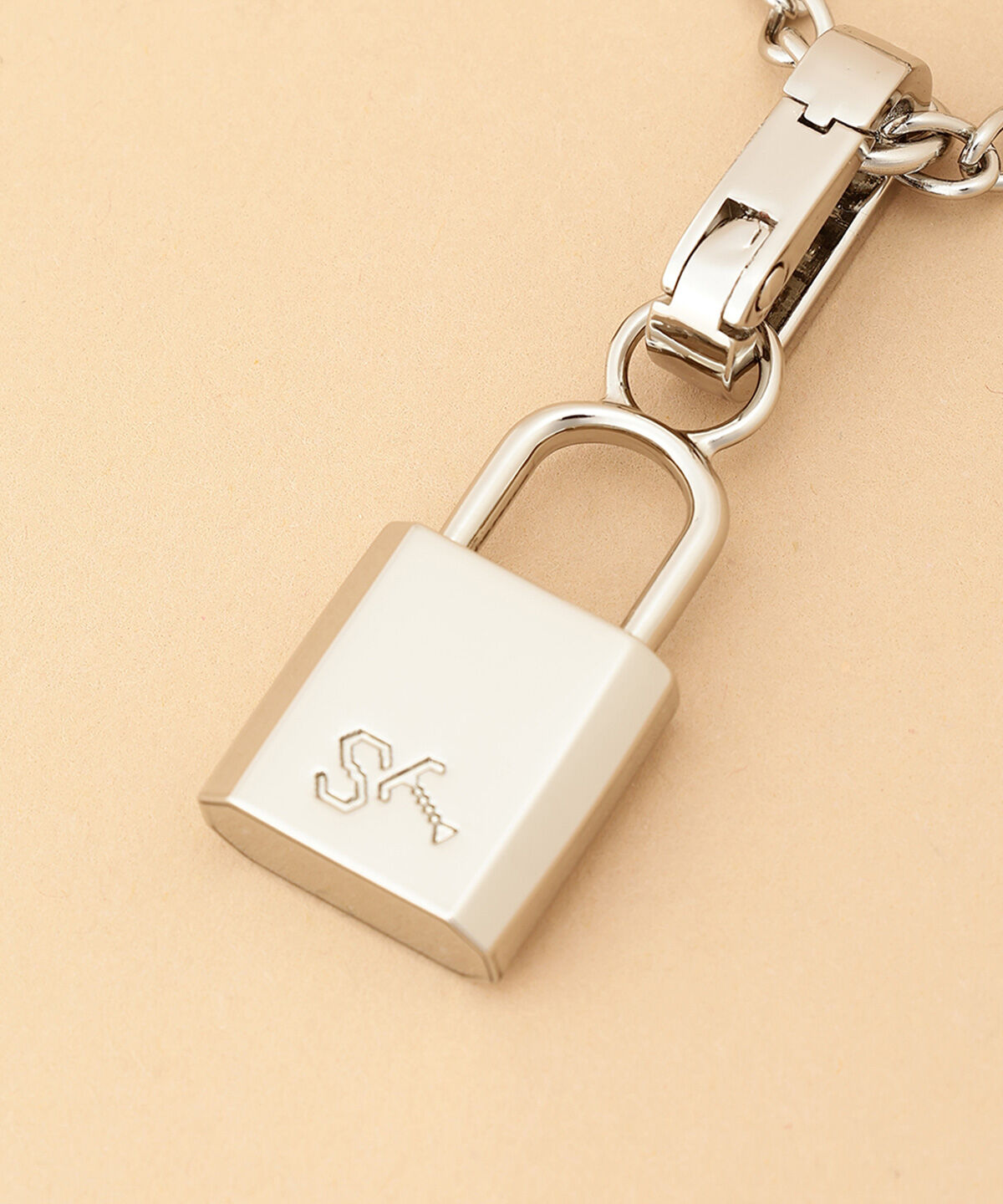 Samantha Thavasa「パドロックロゴチャーム（シルバー）」|チャーム・キーホルダー|