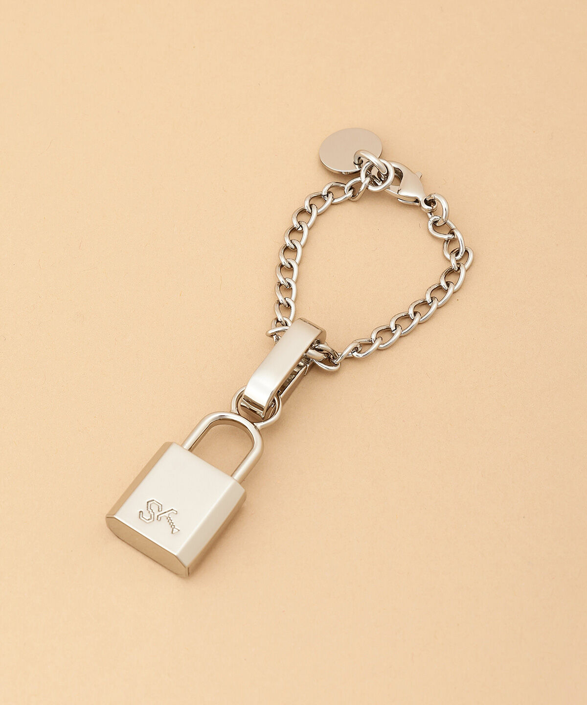Samantha Thavasa「パドロックロゴチャーム（シルバー）」|チャーム・キーホルダー|
