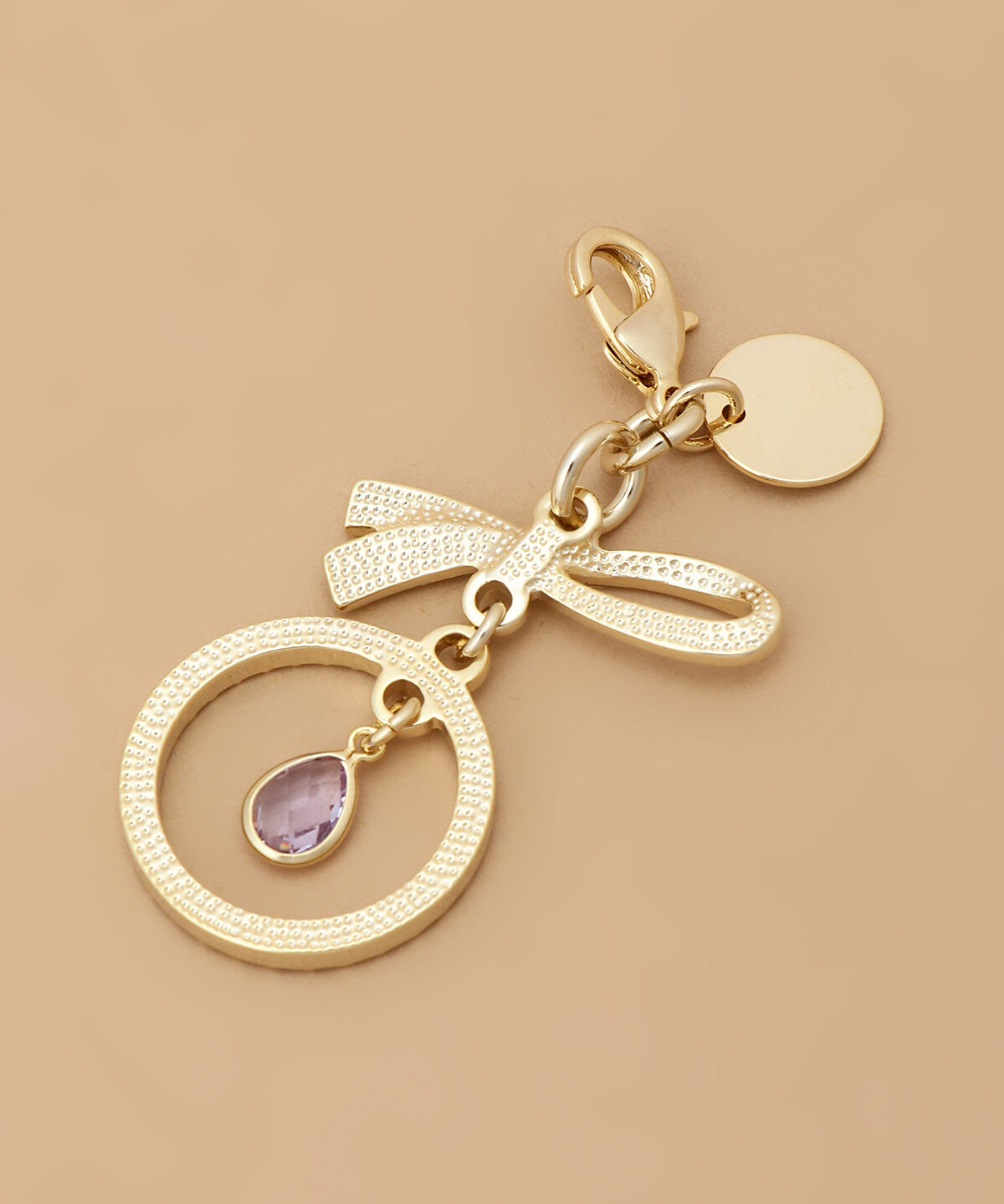 Samantha Thavasa「ビジューリング リボンファスナーチャーム」|チャーム・キーホルダー|