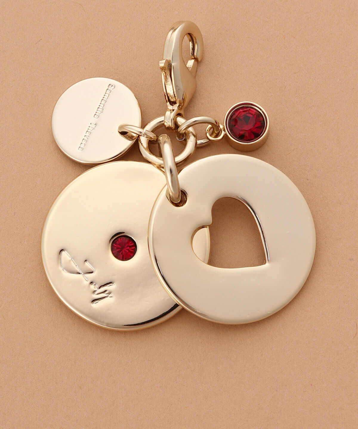 Samantha Thavasa「バースデーストーンカラービジューファスナーチャーム（7月）」|チャーム・キーホルダー|