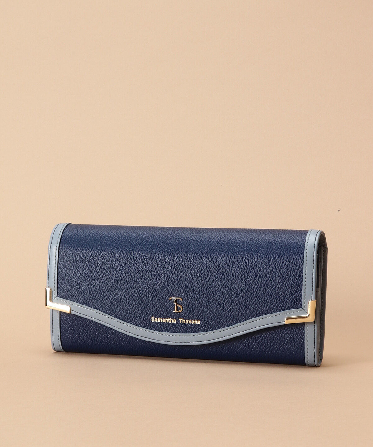 Samantha Thavasa「バイカラーエッジ 長財布」|財布|