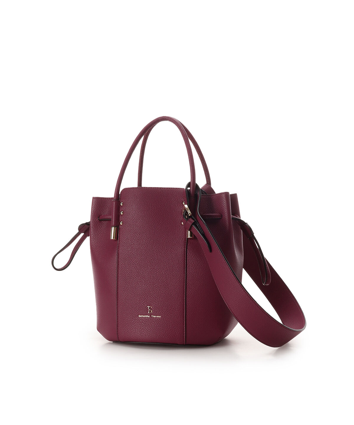 Samantha Thavasa「セミハード合皮2wayバッグ」|ハンドバッグ|