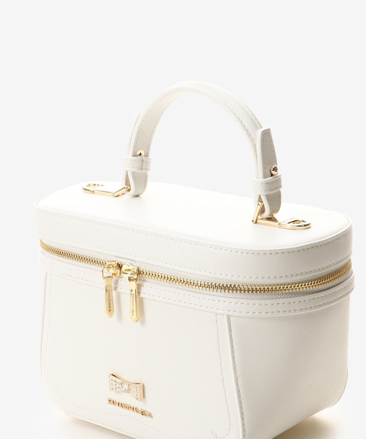 Samantha Vega「ビジューリボンバニティバック」|ハンドバッグ|