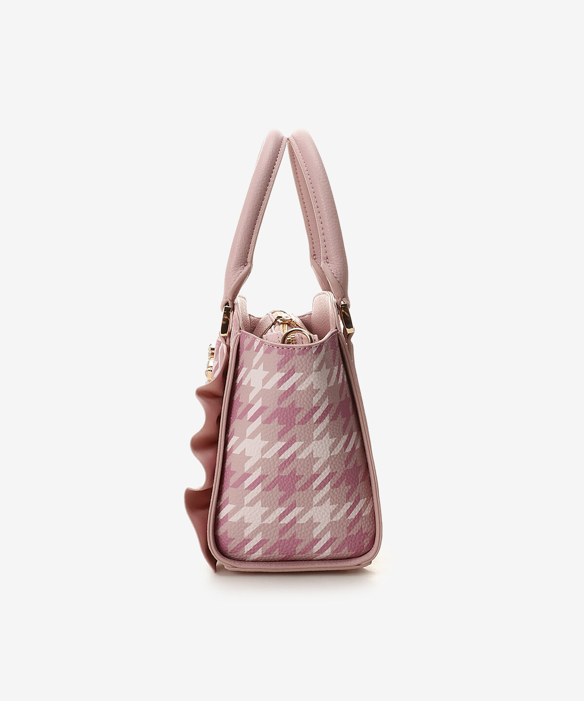 Samantha Vega「チェックビジューフリルハンドバッグ」|ハンドバッグ|