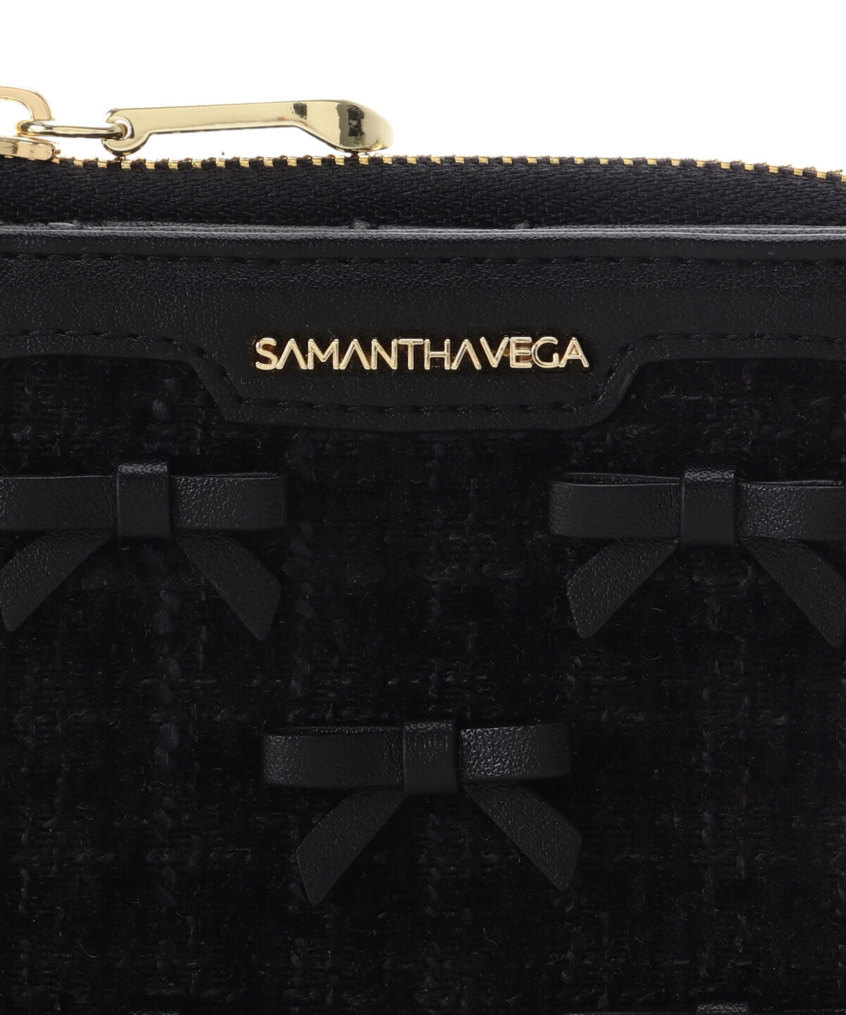Samantha Vega「ツイードリボン折財布」|財布|