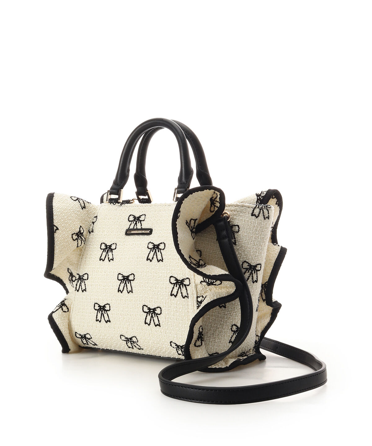 Samantha Vega「リボンフリルハンドバッグ」|ハンドバッグ|