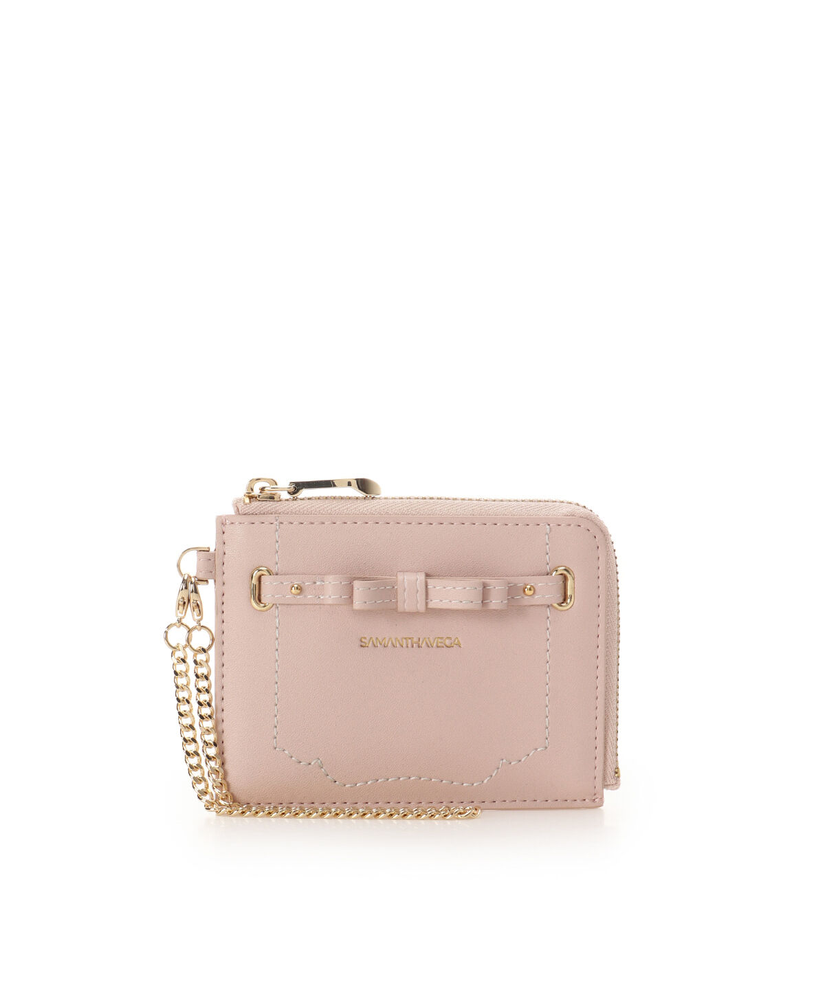 Samantha Vega「バレッタリボンマルチケース」|コインケース|ピンク