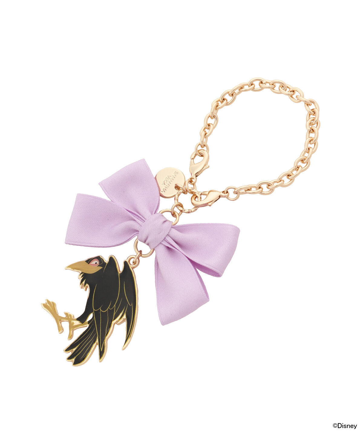 Samantha Vega「ディズニーヴィランズコレクション 「マレフィセント」 バッグチャーム」|チャーム・キーホルダー|ゴールド
