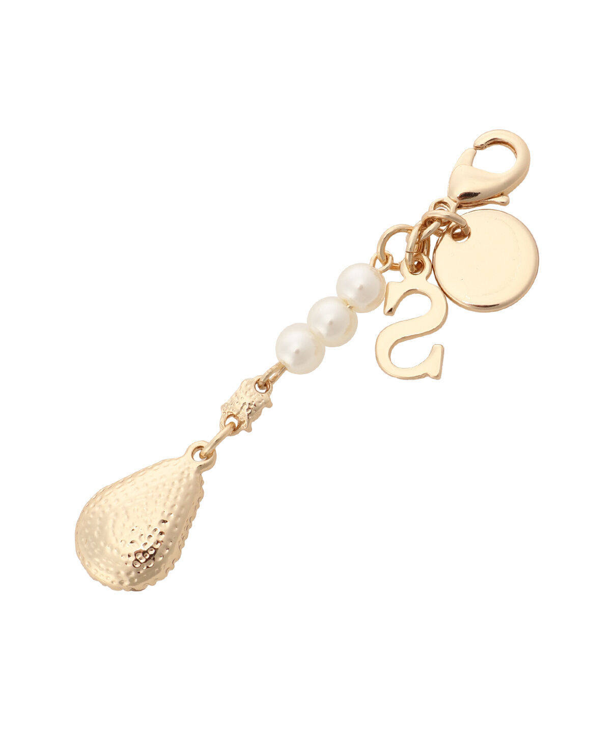 Samantha Vega「ドロップビジューイニシャルチャームS」|チャーム・キーホルダー|