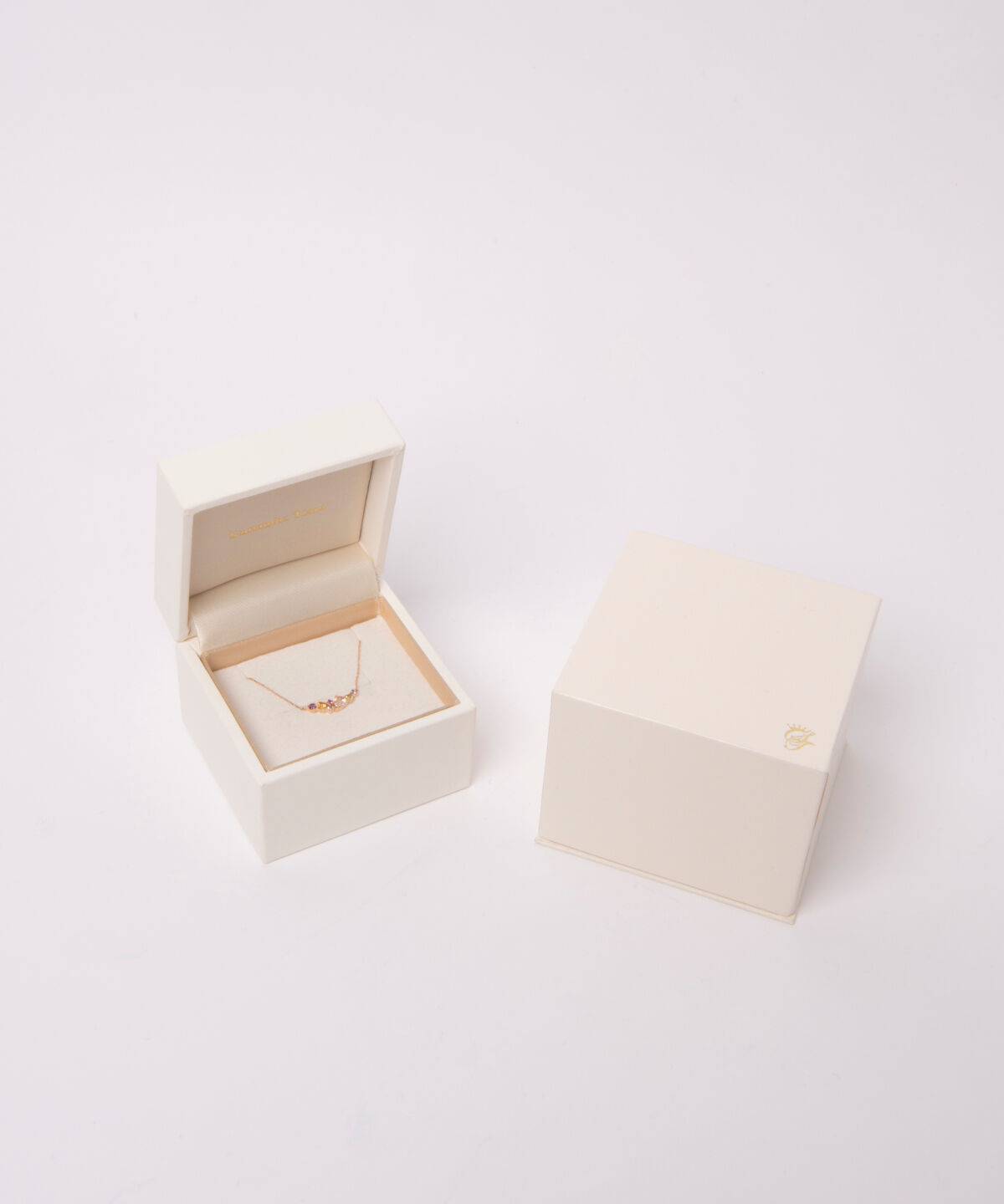 Samantha Tiara「カラフルストーン K10PG ネックレス」|ネックレス|