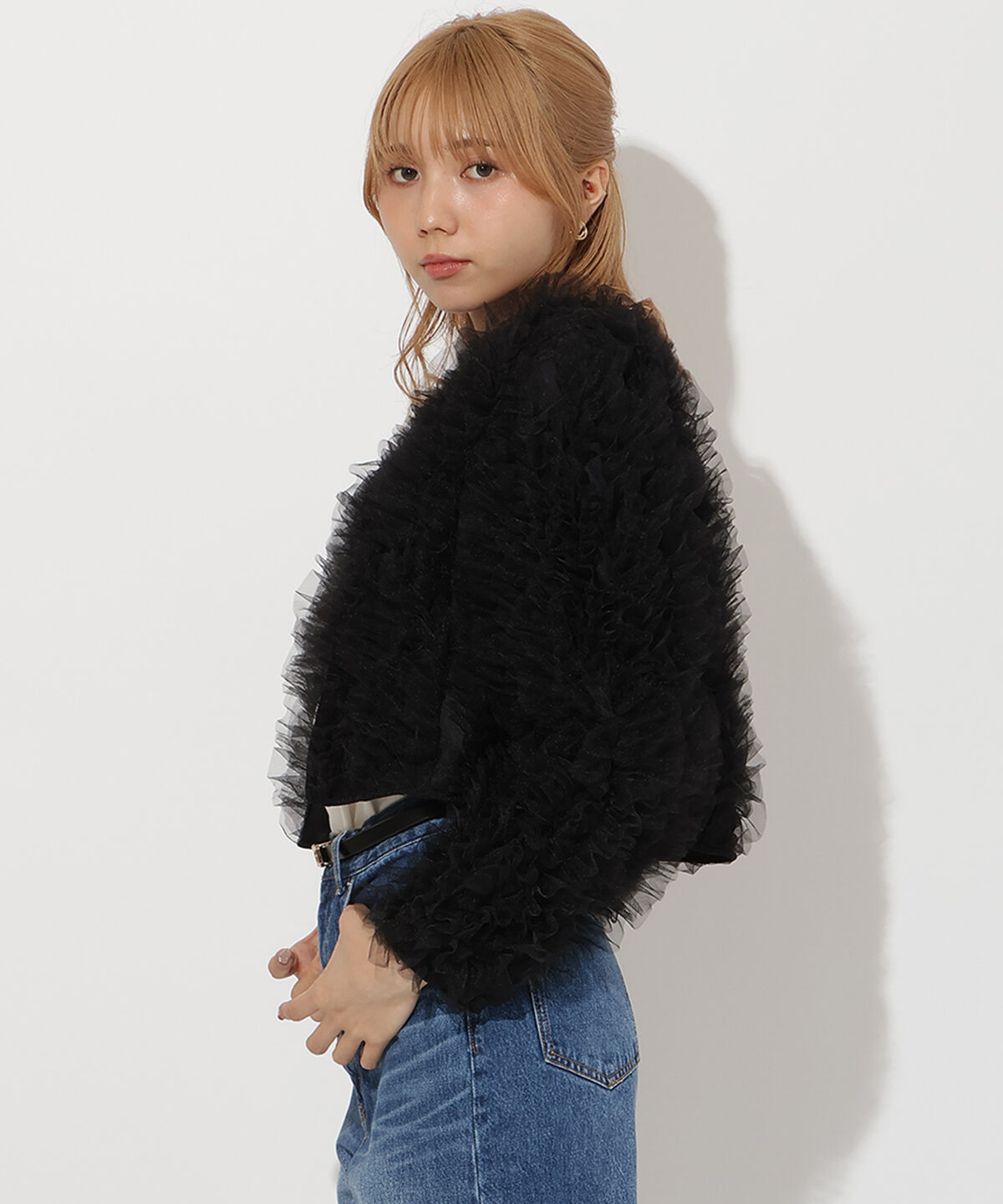 アンドクチュール「チュールフリルジャケット」|その他|