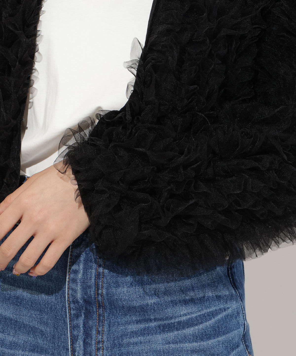 アンドクチュール「チュールフリルジャケット」|その他|