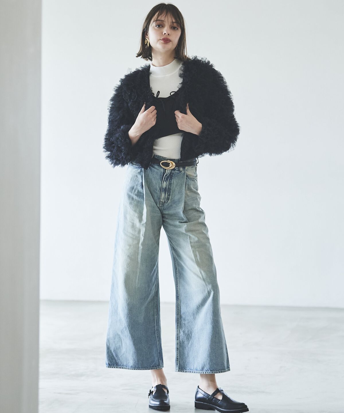 アンドクチュール「チュールフリルジャケット」|その他|