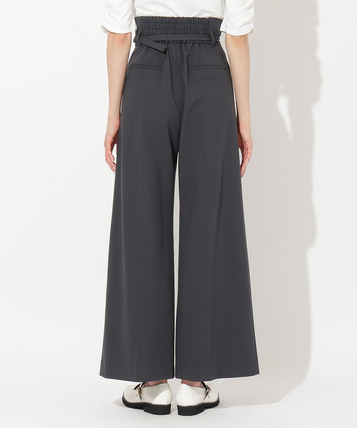 アンドクチュール「ツィルベルト付ワイドパンツ」|その他|