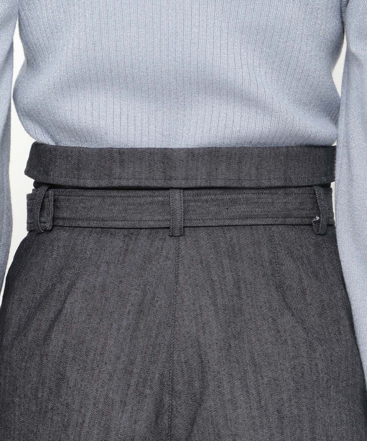 アンドクチュール「デニムライクハイウエストパンツ」|その他|