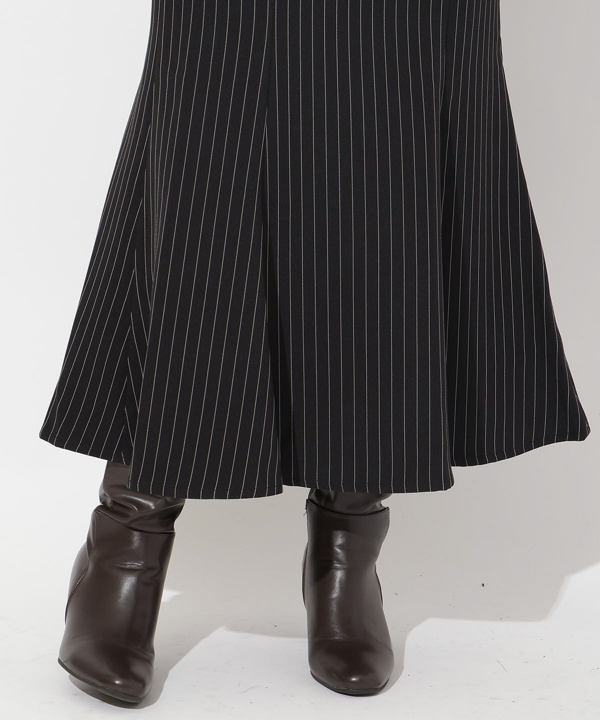 アンドクチュール「ウエスト折り返しマーメイドスカート」|スカート|