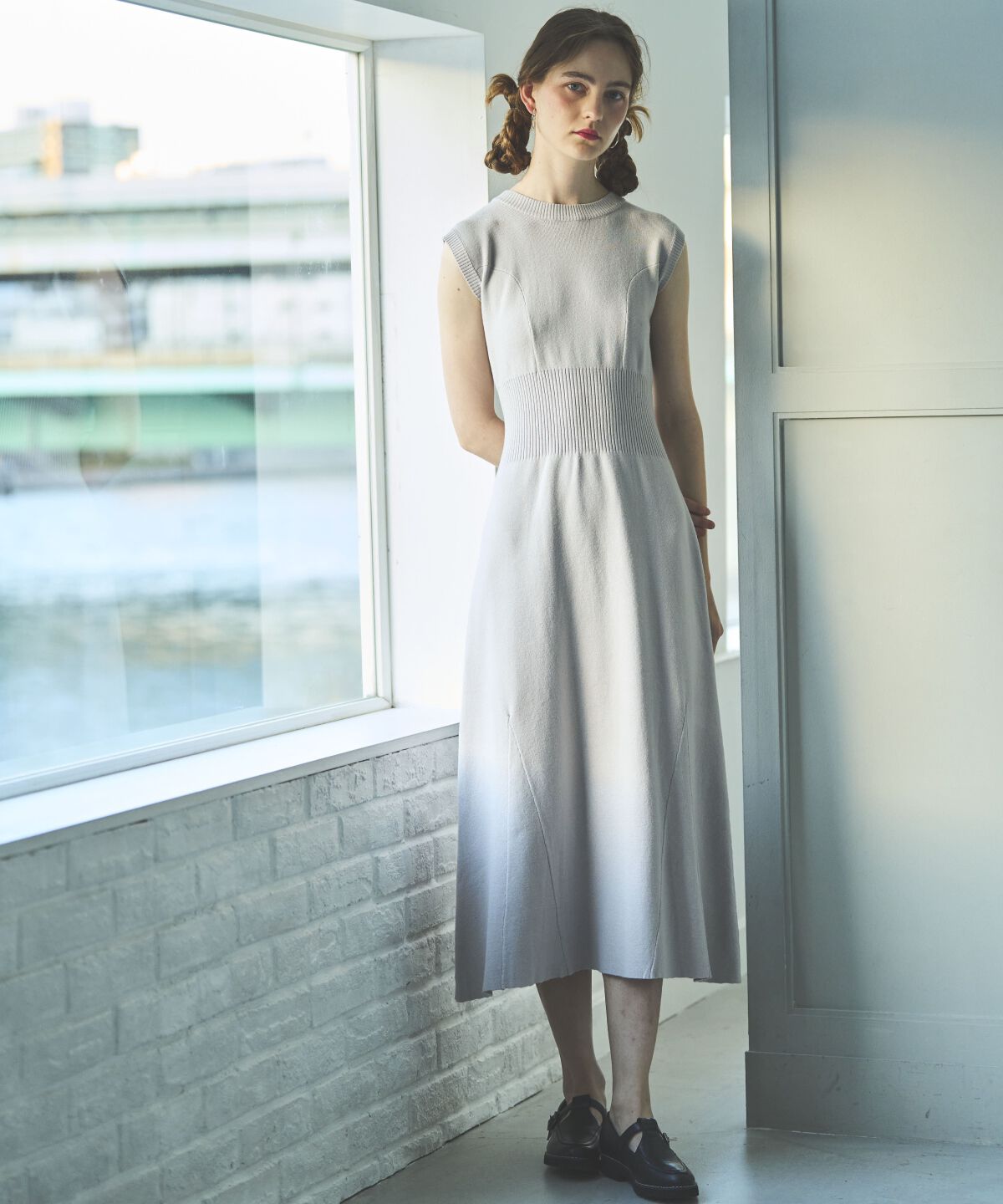 アンドクチュール「アンサンブルニットワンピース」|ワンピース|