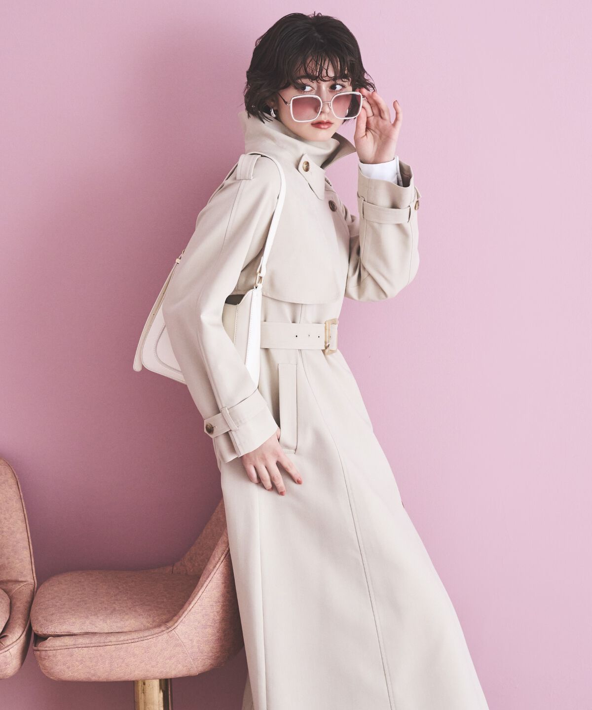 アンドクチュール「アイコニックトレンチコート」|トレンチコート|